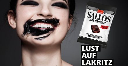 Bild: SALLOS Plakat-Kampagne (Copyrights: Katjes Fassin GmbH + Co. KG | Agentur: antoni jellyhouse | Fotograf: John-Paul Pietrus)