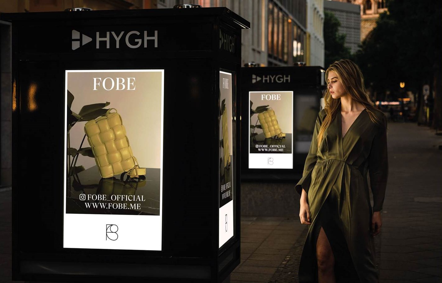 Digital Signage Platzierungen von HYGH und Samsung am Berliner Kurfürstendamm (Kudamm). Bildquelle: Samsung Deutschland