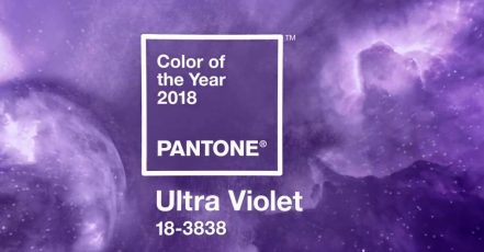 PANTONE 18-3838 Ultra Violet ist farbe des Jahres 2018