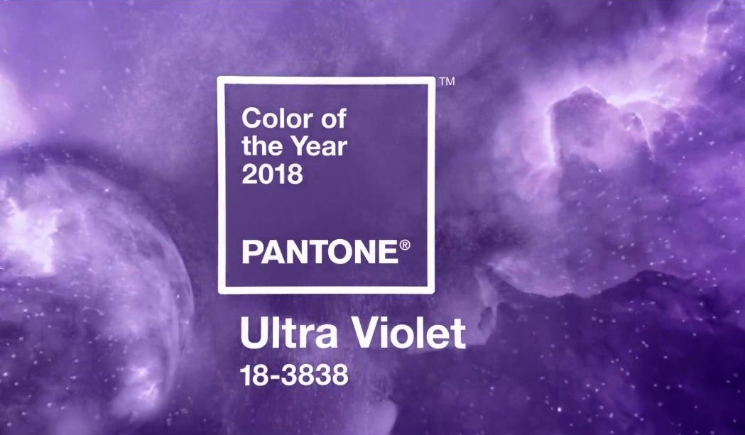 PANTONE 18-3838 Ultra Violet ist Farbe des Jahres 2018