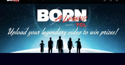 Screenshot: TLC Kampagne Born a Legend_Landigpage