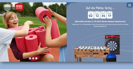 Screenshot: https://scheinefuervereine.rewe.de/ 18.10.2019