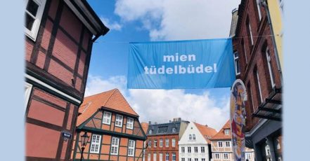 Bild: Stades Wort-Kunst-Kampagne von Arne Rautenberg (Copyrights / Quelle: Stade Marketing und Tourismus GmbH)