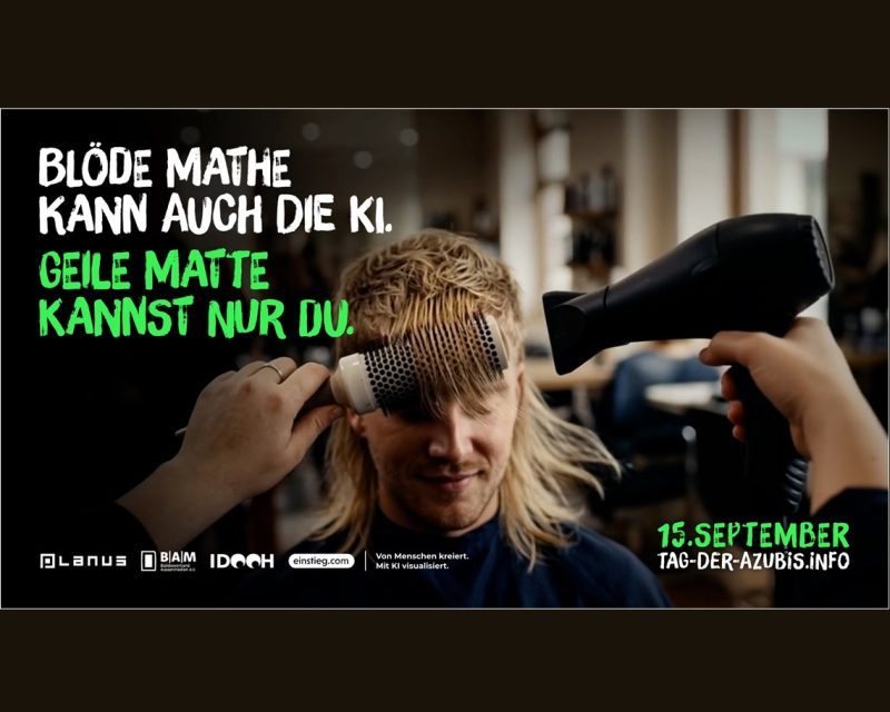 Tag der Azubis, Kampagnenmotiv (Quelle / Copyright: planus media, B|A|M)