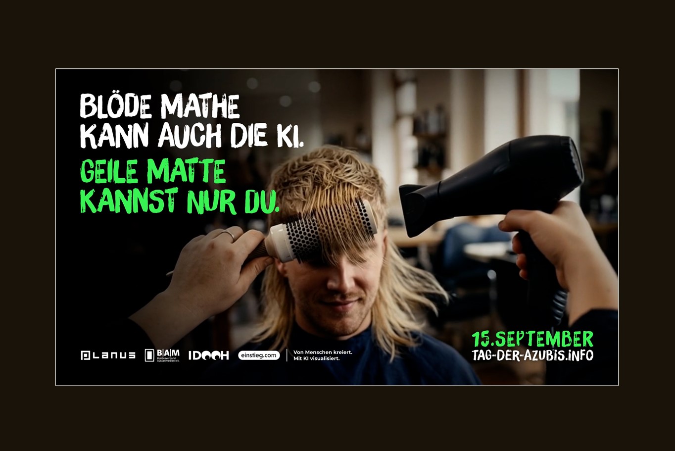 Tag der Azubis, Kampagnenmotiv (Quelle / Copyright: planus media, B|A|M)