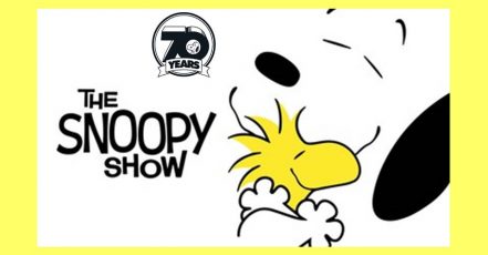 Bild / Collage: Key Visual, Logo von TAKE CARE WITH PEANUTS (Copyrights: Peanuts Worldwide; WildBrain Ltd.)