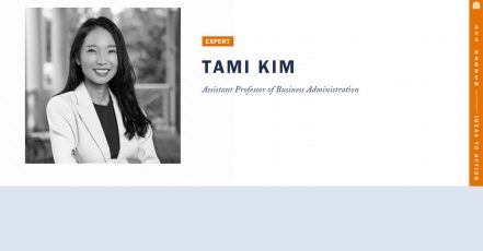 Tami Kim, Assistant Professor an der Darden School of Business, University of Virginia