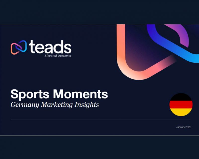 Visual zur Sports Moments Studie 2026 von Teads (Quelle: Teads)