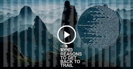 Screenshot 1 v. 05.07.2023 aus dem Video "The North Face - TNF10000 Reasons to Get Back to Trail"