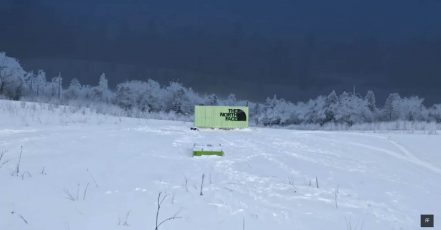 Bild: Screenshot aus dem Youtube-Video "The North Face - The Coldest Pop-up Store"