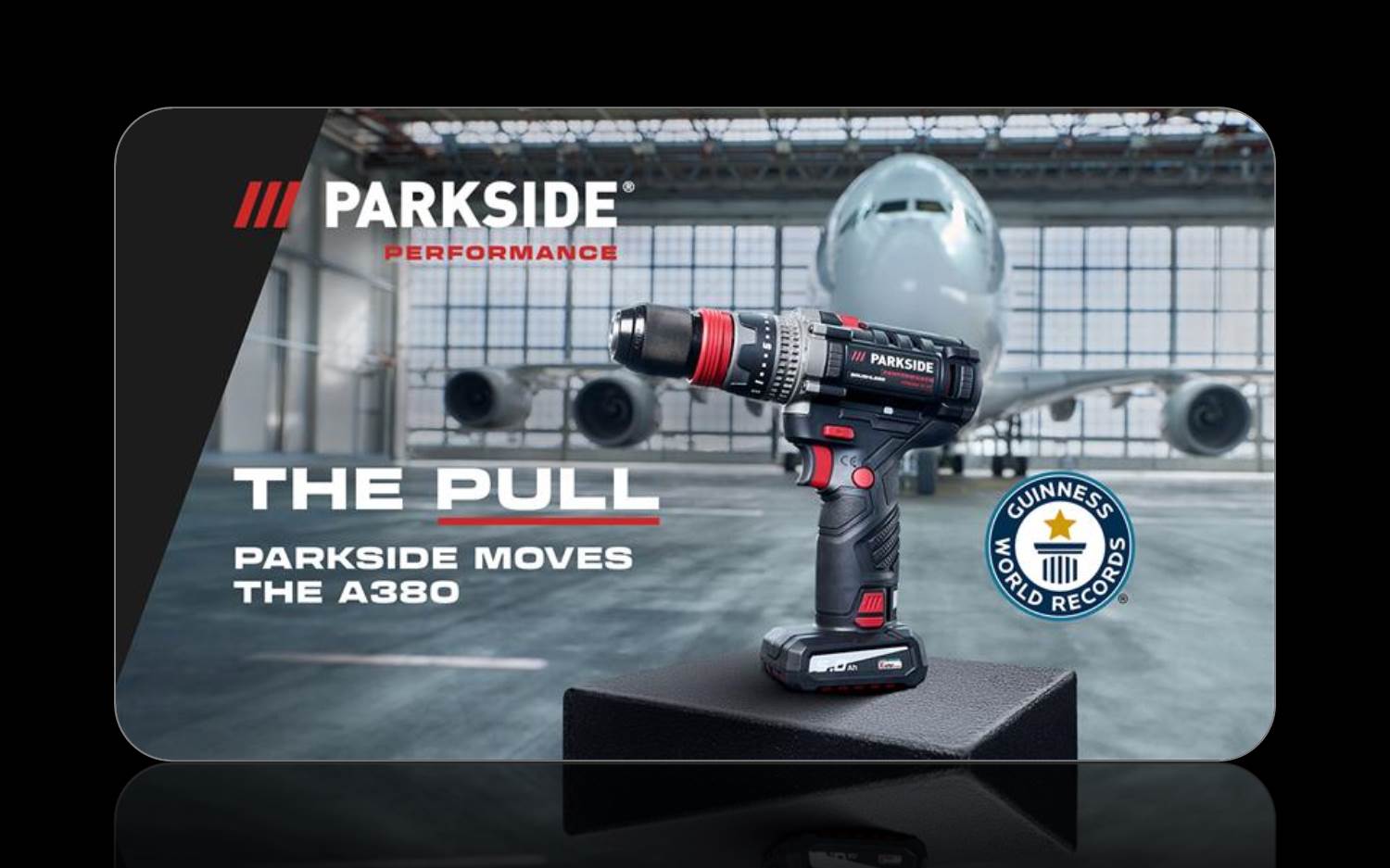 Titelbild: The Pull – Key Visual der Weltrekord-Aktion (Copyright: PARKSIDE, Havas Germany)