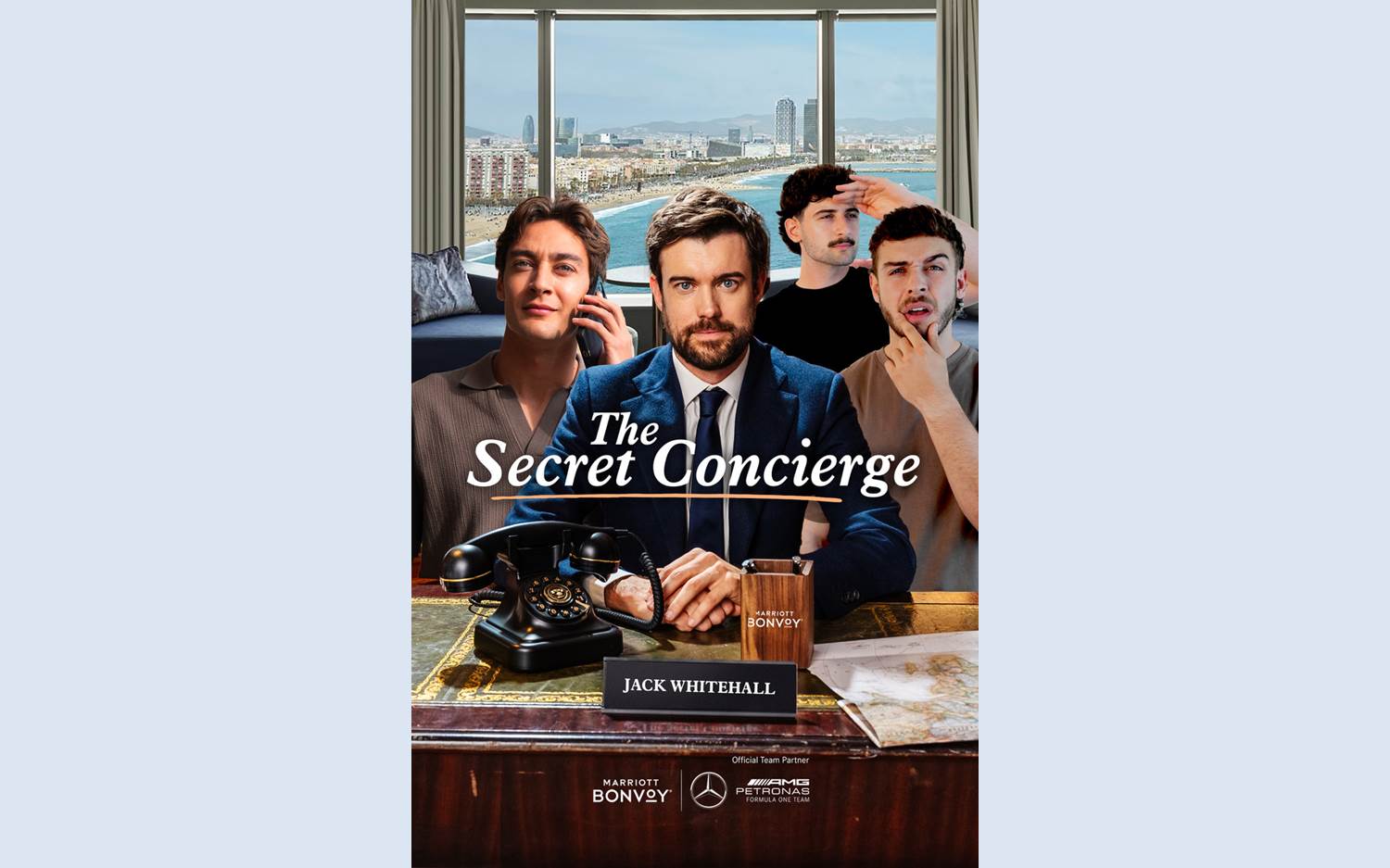 The Secret Concierge, Visual (Bildnachweis: Marriott Bonvoy / Mercedes-AMG PETRONAS Formel 1-Team)