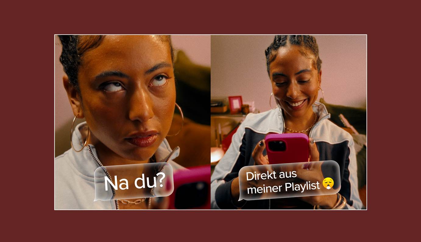 Say Goodbye to Hellos, Motiv aus der Tinder Kampagne, Juni 2026 (Copyright: Tinder)