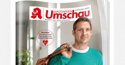Titelbild Apotheken Umschau Novemberausgabe B 2019. (Quelle / Copyrights: Wort&Bild Verlag GmbH & Co. KG)
