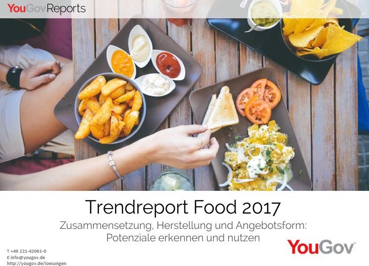 Bild: Trendreport Food 2017, YouGov