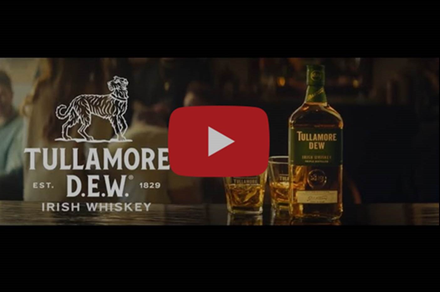 Screenshot (v. 01.09.2023) aus dem Tullamore D.E.W. TV-Spot "Wo ist Isabelle?", zu sehen auf YouTube