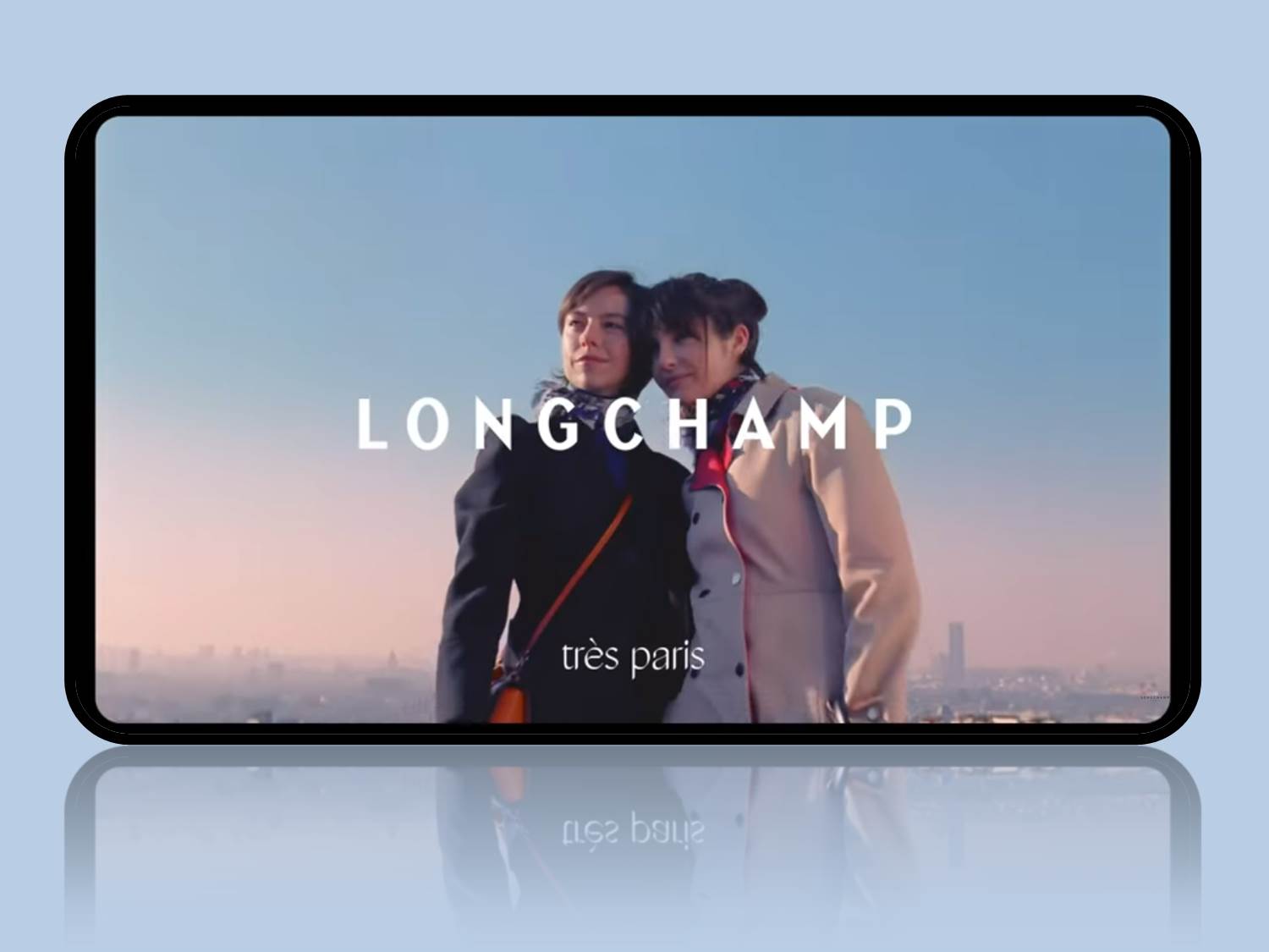 Screenshot aus dem Musikvideo J'aime les filles | Longchamp
