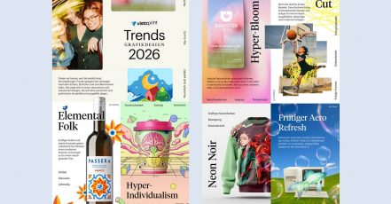 Infografik Design-Trends 2026, Grafikdesign Trends von VistaPrint (Quelle / Copyright: VistaPrint)
