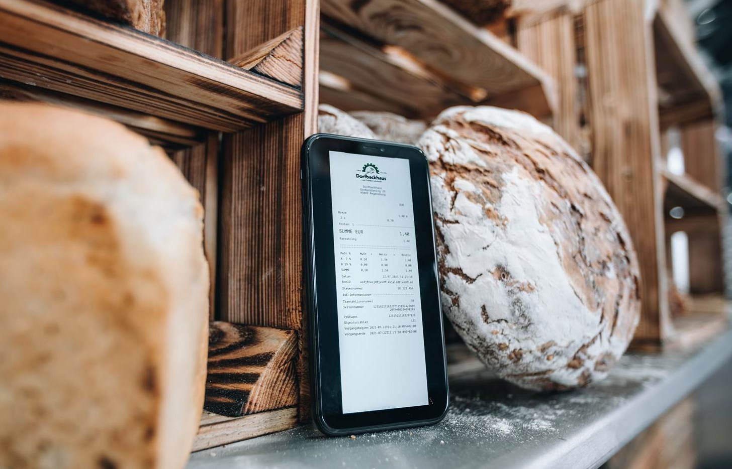 Vynamic Digital Receipt, Dorfbackhaus, anybill