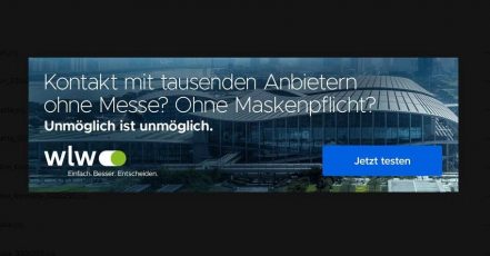 Bild: Neues wlw Kampagnen-Motiv mit Bezug zur Corona-Pandemie