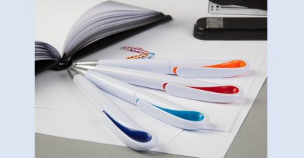 Bild: Werbemittel am Arbeitsplatz (Quelle / Copyrights: ipm|gruppe)