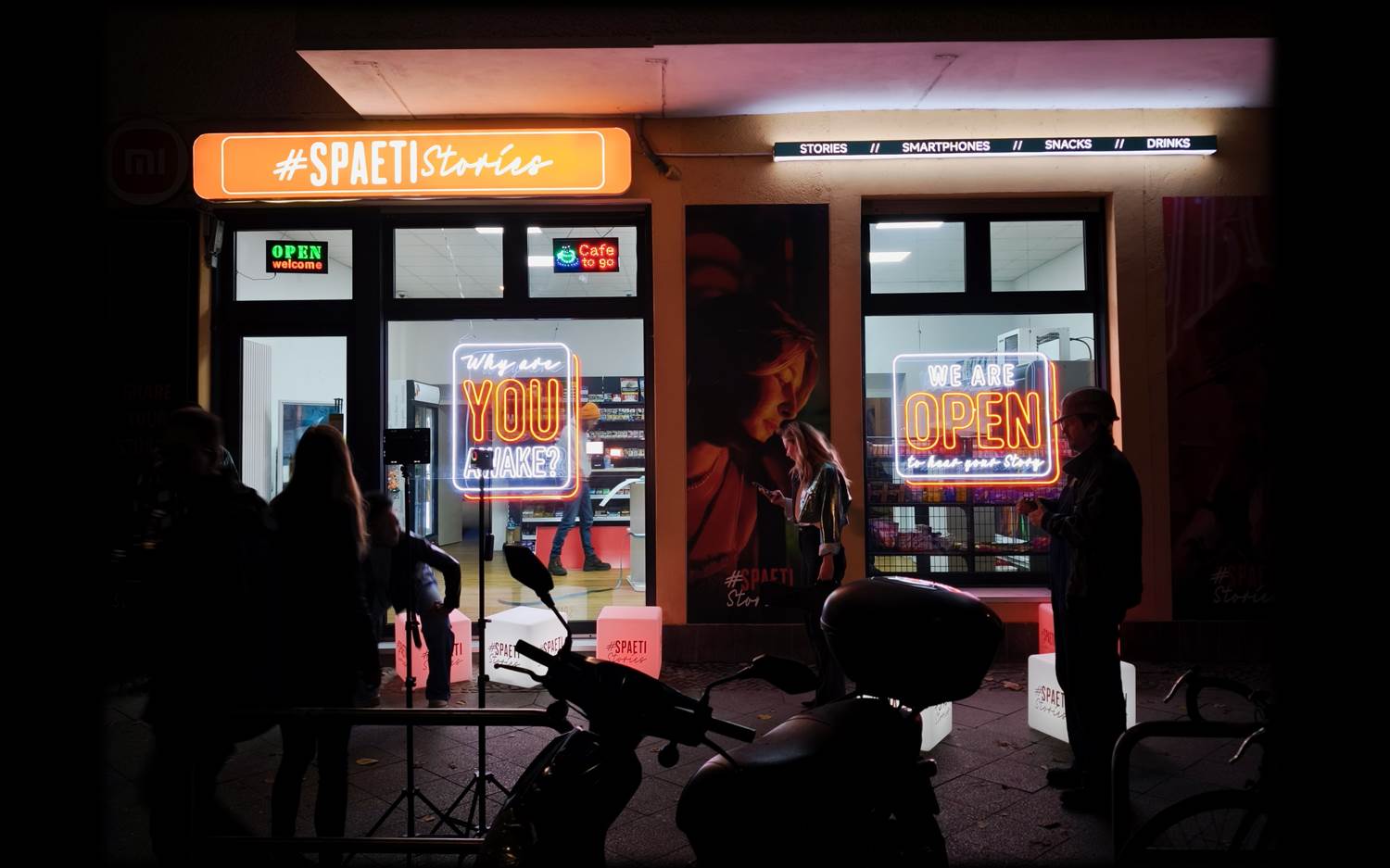 Der Xiaomi Pop-up Späti in Berlin (Bildrechte: Xiaomi Technology Deutschland GmbH)