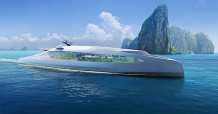 Bild / Grafik: Emissionsfreie Super-Yacht von 3Deluxe