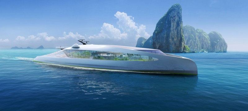 Bild / Grafik: Emissionsfreie Super-Yacht von 3Deluxe
