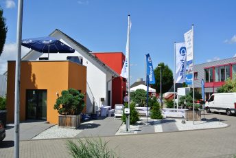 Das allkauf haus-Musterhaus in Mülheim-Kärlich war der Schauplatz des Influencer-Treffens. Dabei drehten die Social-Media-Stars Videoclips und beschrieben, wie es ist, ein Haus für sich zu haben. Bild / Copyright: allkauf haus