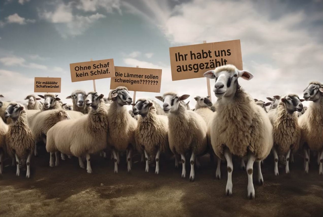 Kernmotiv der "zeller schlaf forte" Kampagne. Die Kreation wurde zu 70 Prozent mit KI (Künstlicher Intelligenz) und zu 30 Prozent mittels "Human Intelligence" erstellt. (Quelle / Copyrights: Max Zeller Söhne AG, antwerpes ag)