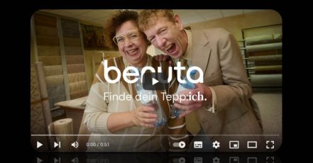 ideo-Thumbnail des Spots auf YouTube (Copyrights: benuta / Quelle: YouTube / Link s.o.)