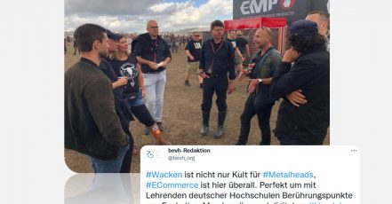 Tweet von @bevh_org auf Twitter | bevh Roundtable auf dem Wacken Festival 2022