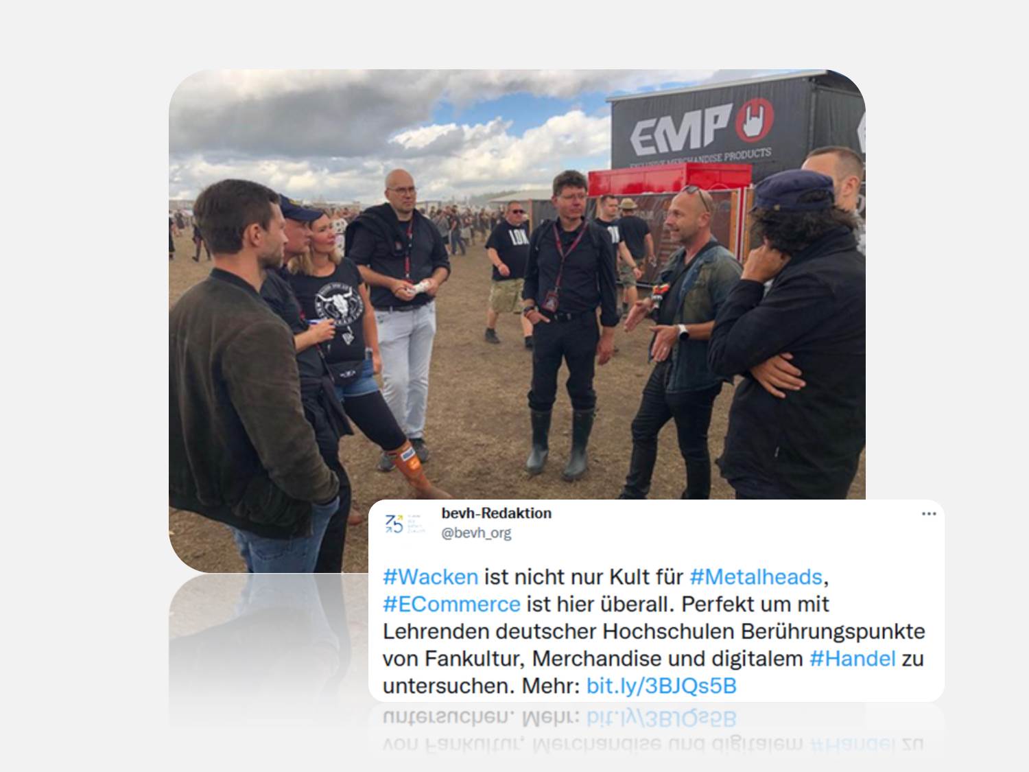 Tweet von @bevh_org auf Twitter | bevh Roundtable auf dem Wacken Festival 2022