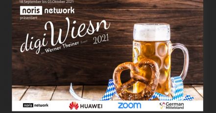 Bild: digiWiesn 2021 mit Hauptsponsor noris network (Bildrechte: noris network AG)