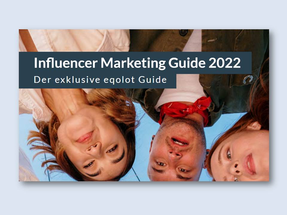 Bild: Titelbild des Influencer Marketing Report 2022 von eqolot
