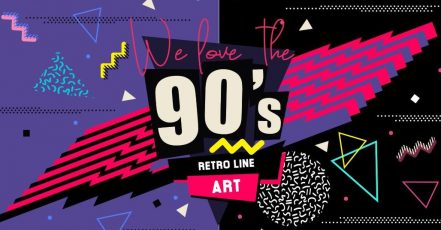 Digital Marketing Design Trend Nr. 4 "Retro Line Art" (Quelle: Evernine Group)