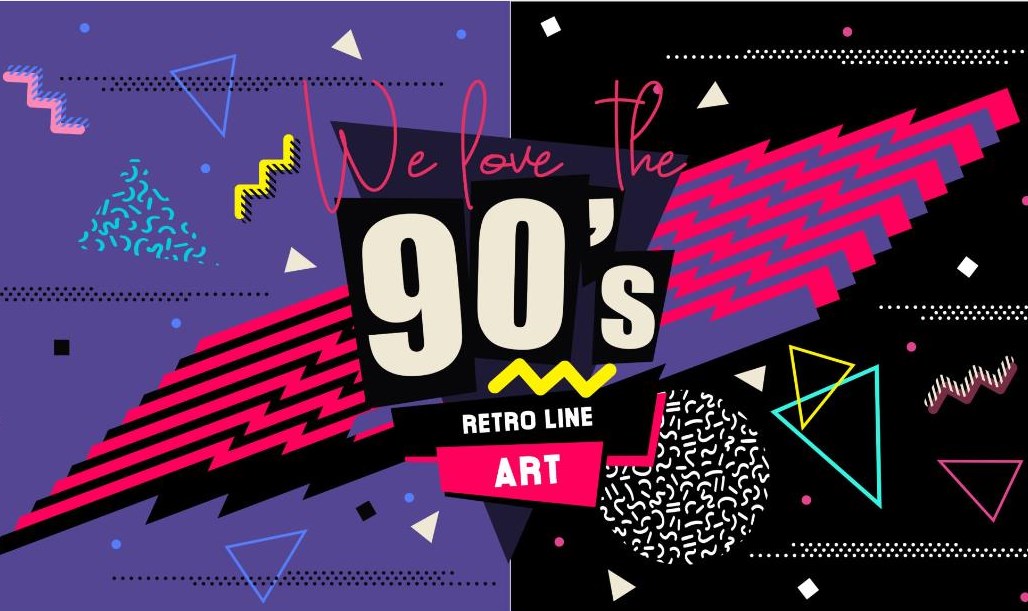 Digital Marketing Design Trend Nr. 4 "Retro Line Art" (Quelle: Evernine Group)