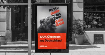 Auffälliges grüüün Kampagnenmotiv, entwickelt von Revocit (Bildquelle: Revocit)