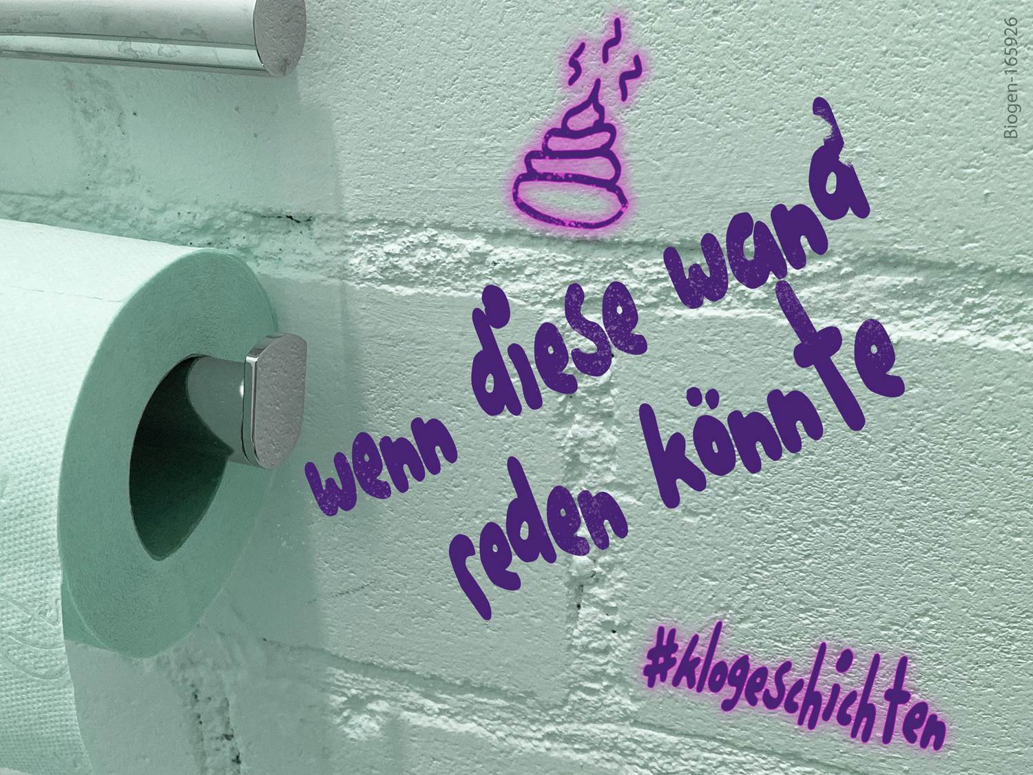 Biogen Kampagne zum Welt-CED-Tag 2022 - Betroffene teilen unter #klogeschichten ihre Erfahrungen und finden bzw. geben Rat