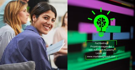 Mehr Fokus im Marketing – Wo Projektmanagement-Software alleine nicht hilft (Collage: AdCoach Academy; Fotos: Canva Bildarchiv)