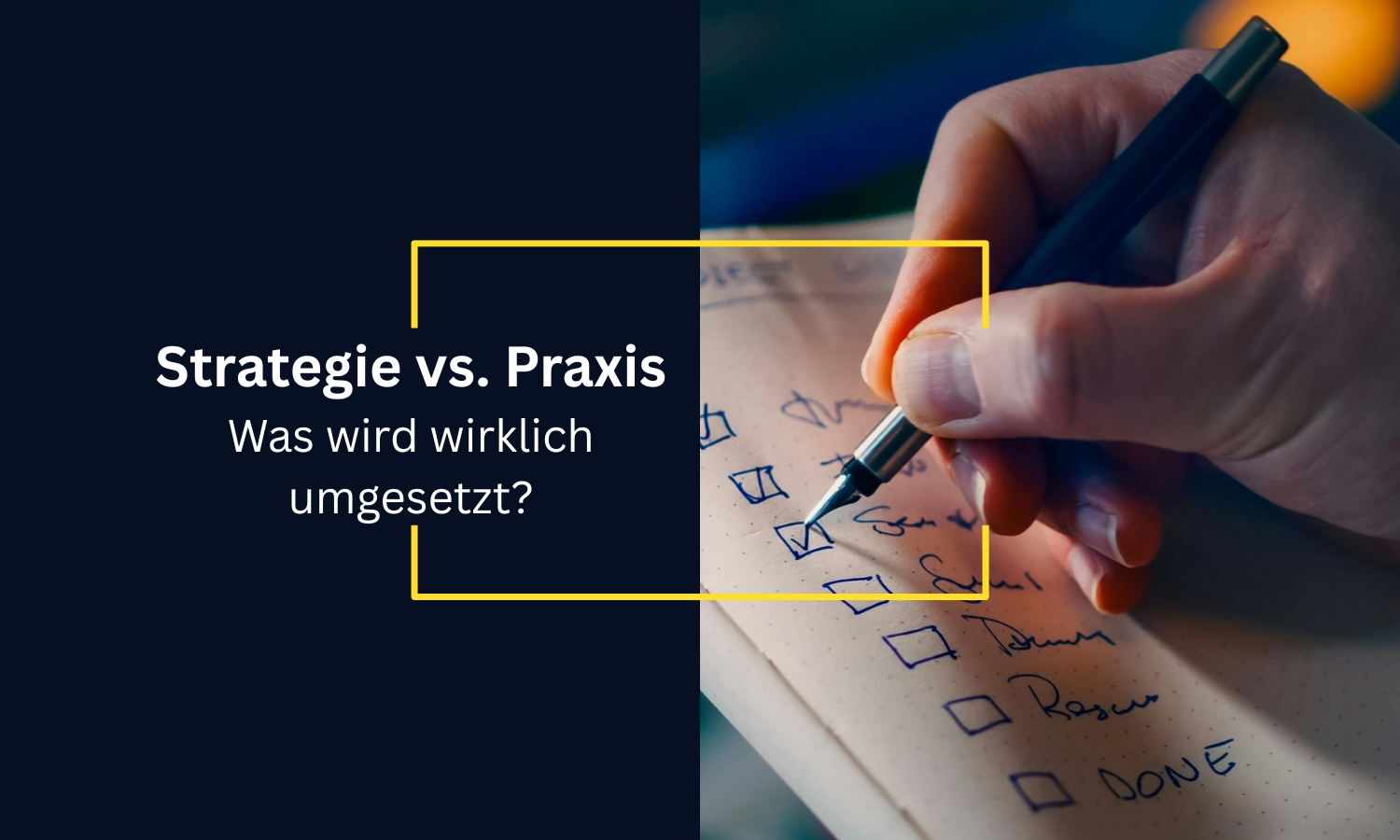 Im Marketing gibt es ein Umsetzungsproblem – 70 bis 90% der Marketingstrategien werden nicht umgesetzt (Bildcollage: marketingScout.com Redaktion, Foto: Canva Bildarchiv)