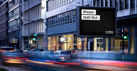 t‑online – anständig.informiert Kampagne 2025 (Copyright: t‑online / Ströer)